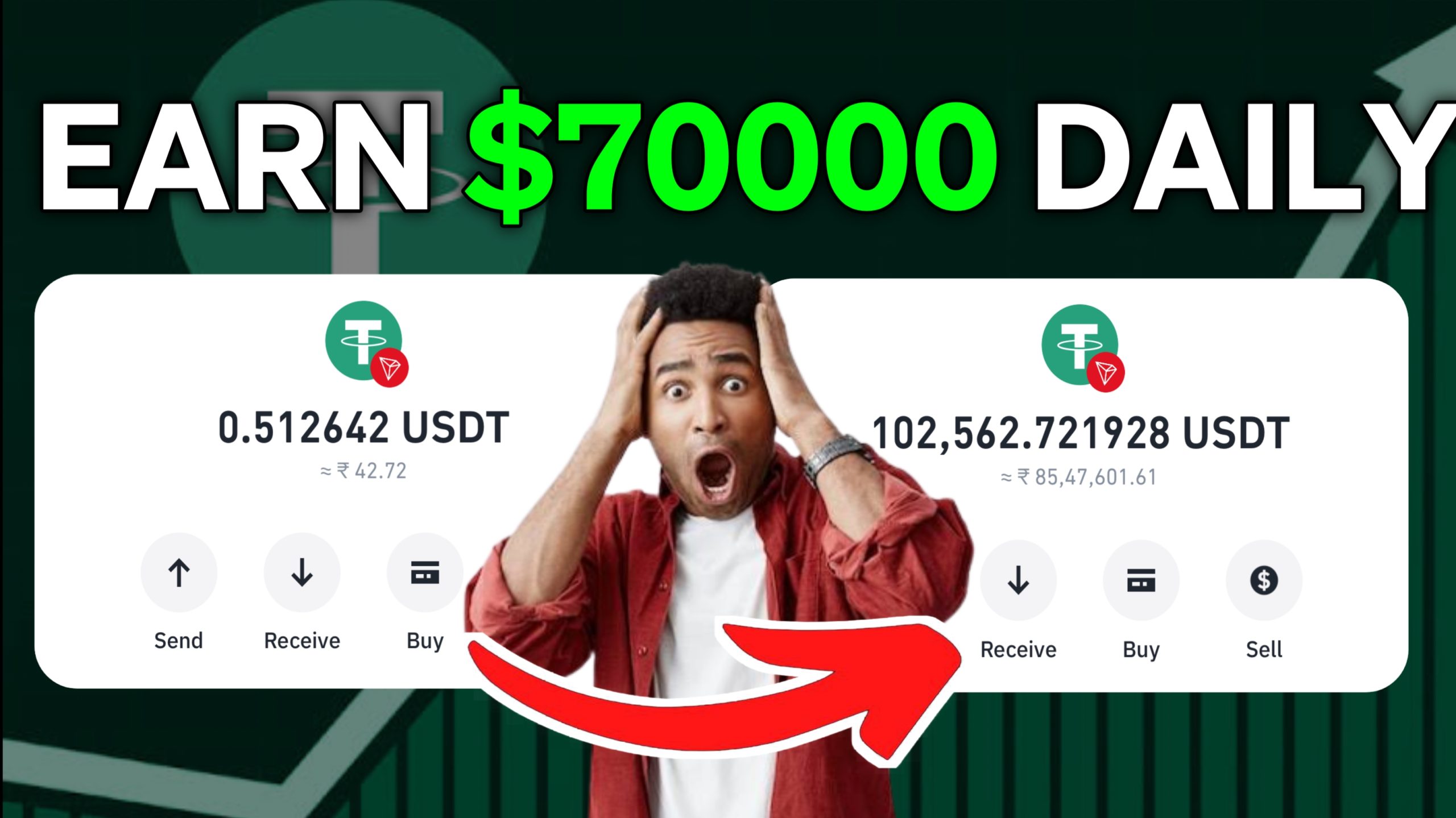 Earn $70000 Daily 🤑💰💲| USDT Earning site | USDT Mining Site | 2023 | Dyno Airdrop