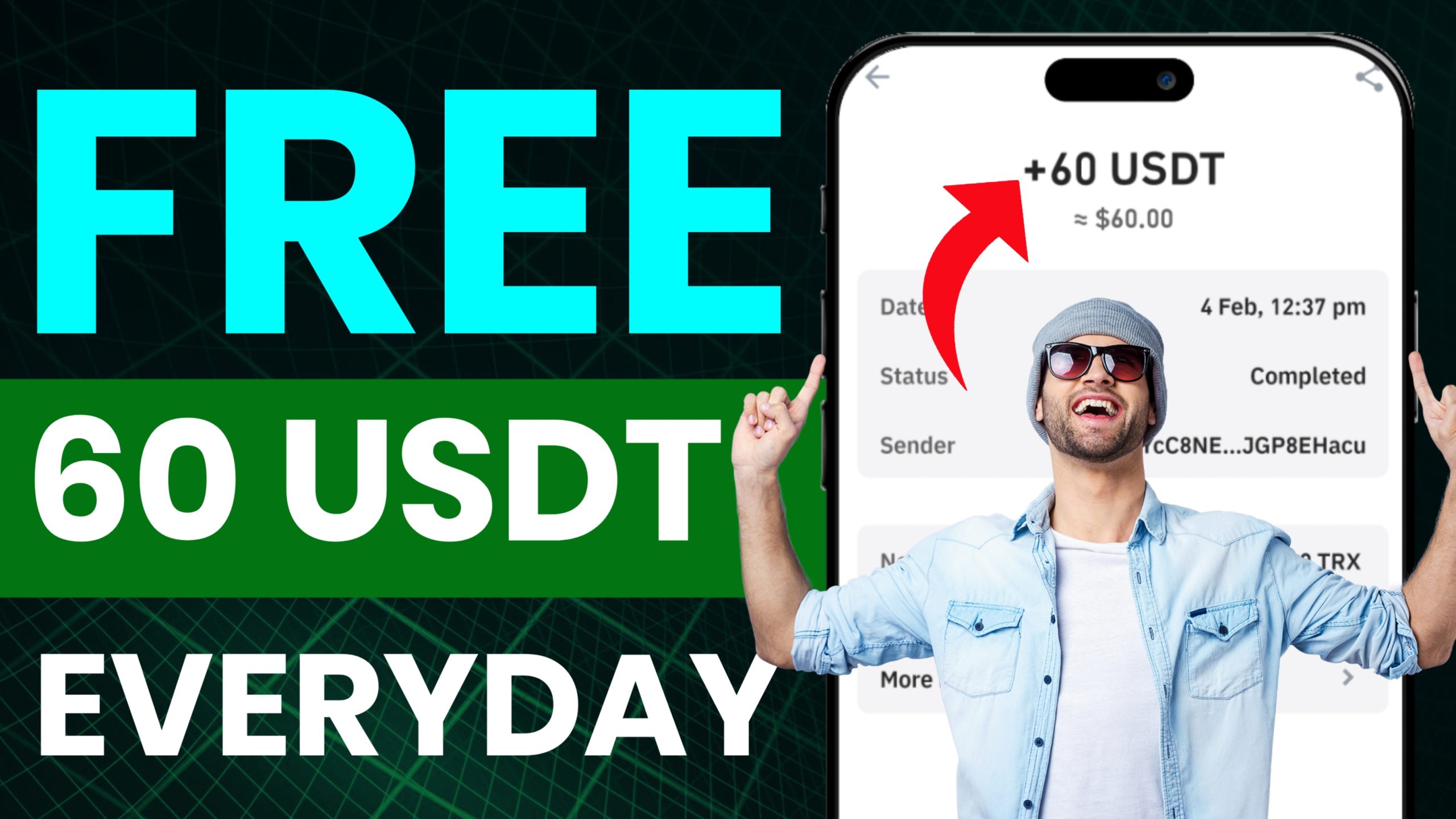 60 USDT Free Everyday 🤑✅️| USDT mining site | USDT Earning Site | 2024 | Dyno Airdrop